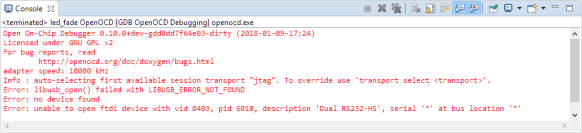OpenOCD Problem