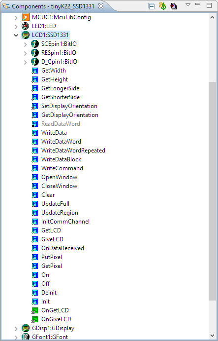 SSD1331 Display Driver