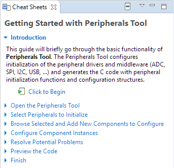 Peripherals Tool Cheat Sheet