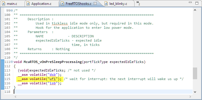 WaitForInterrupt