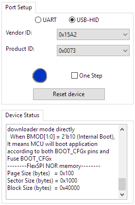 Boot Device Configured