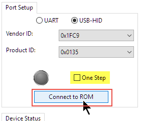 Connect to ROM
