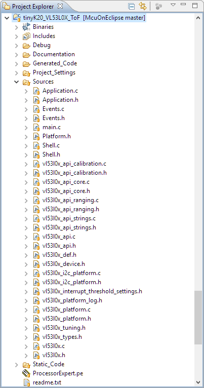 example project files in eclipse