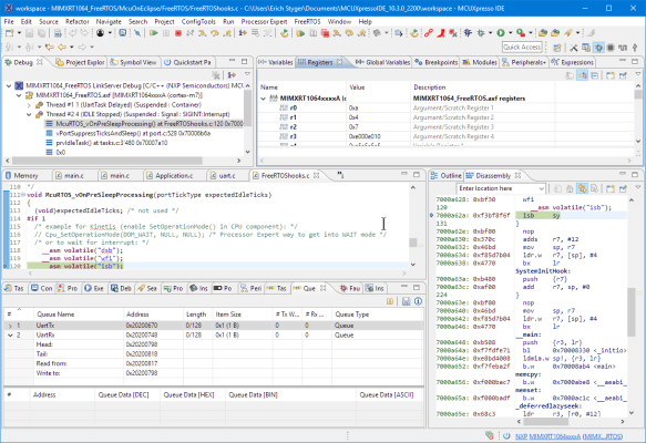 Debugging i.MX RT1064 with LPC845-BRK Board