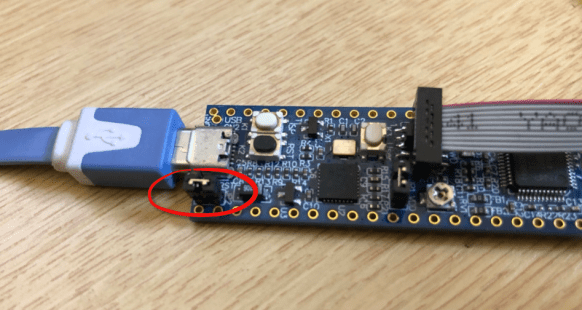 J2 installed on LPC845-BRK