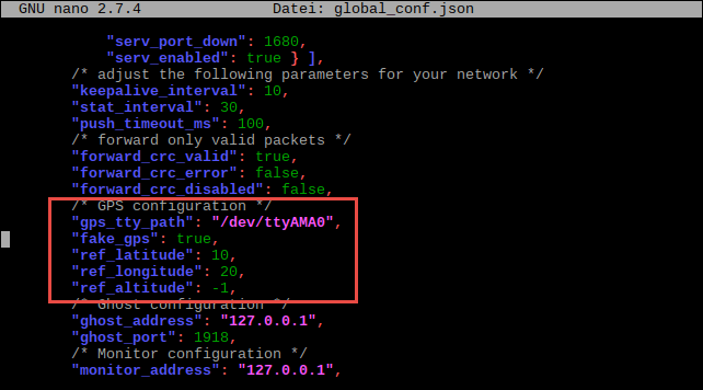 original GPS configuration