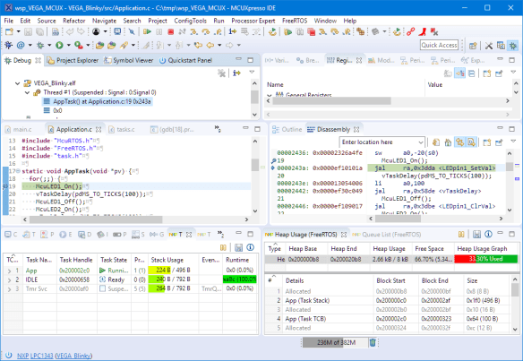 FreeRTOS on VEGA RISC-V Board