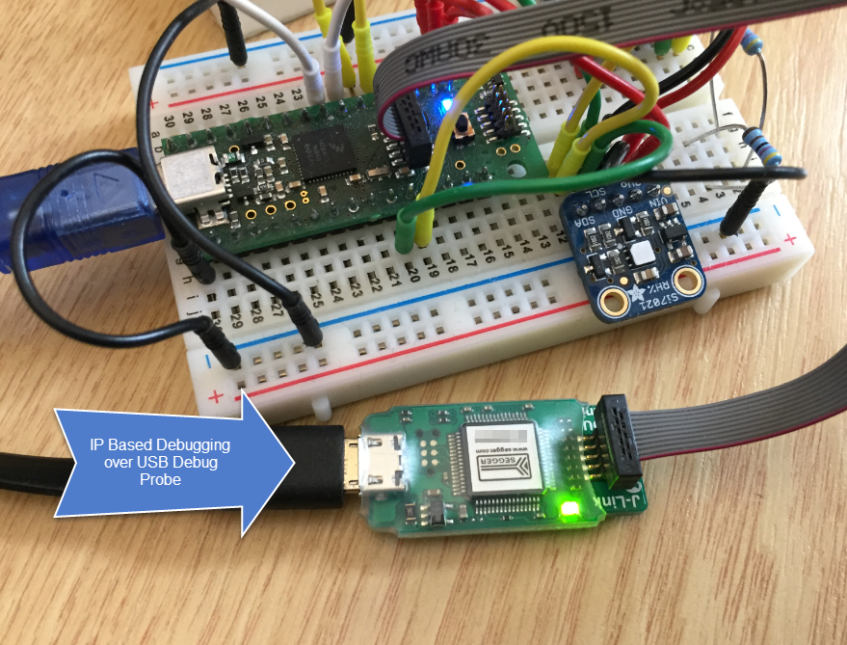IP Based Debugging with USB Debug Probe