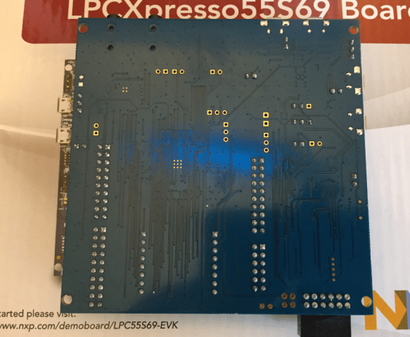 LPC55S69-EVK Board Bottom Side