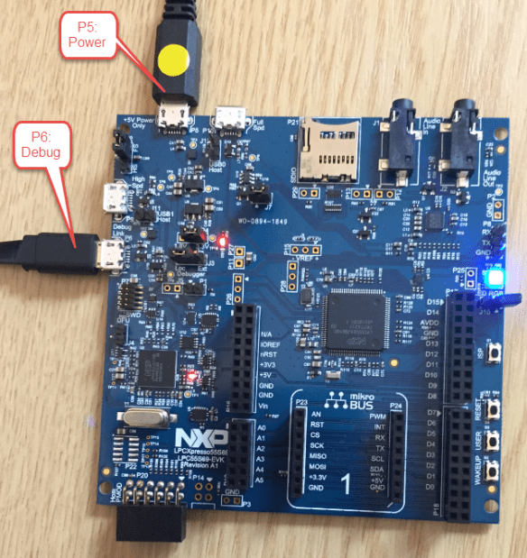 LPC55S69 Power and Debug