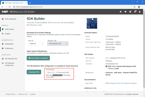 SDK 2.5.1