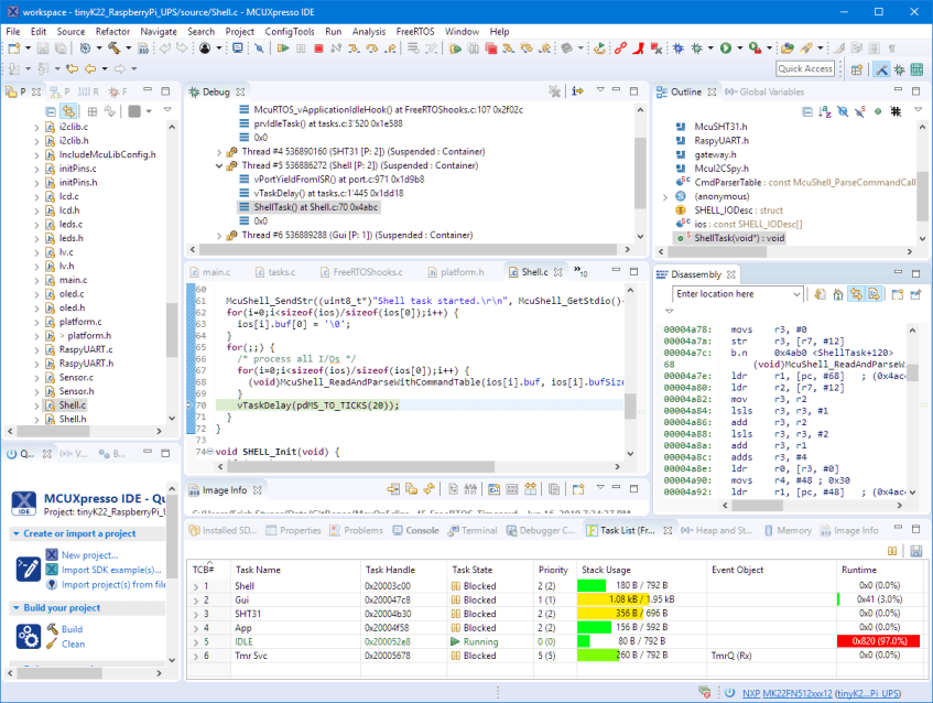 NXP MCUXpresso IDE V11.0.0