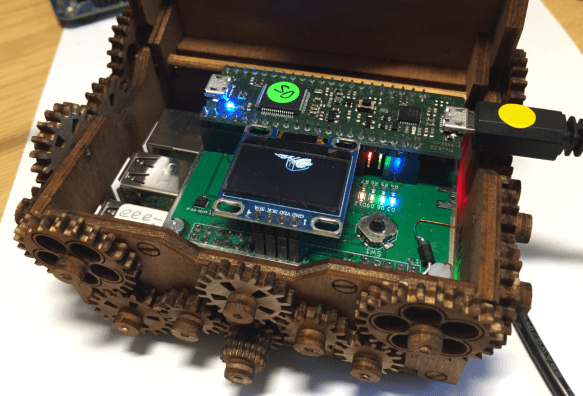 Open Box with USB Ports