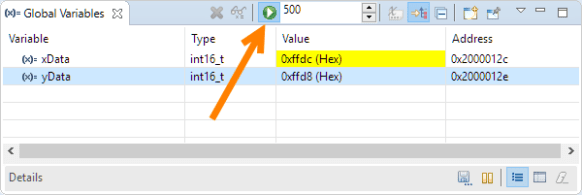 Update Variales while running