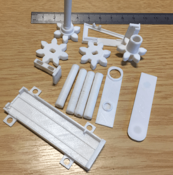 3D printed parts