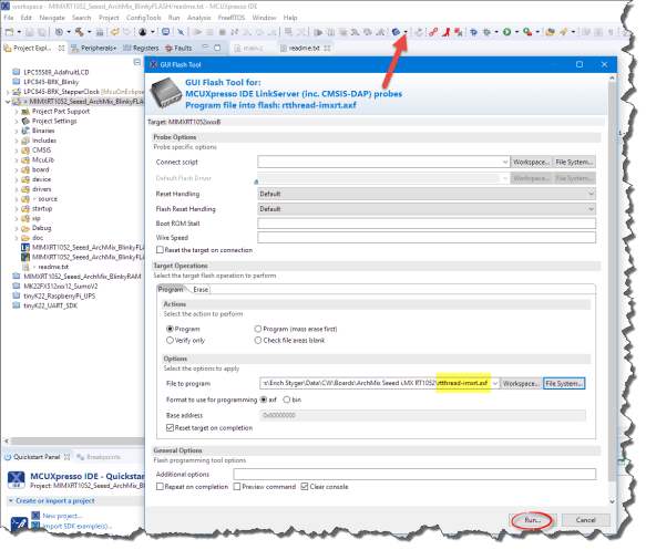 Flashing Default Firmware