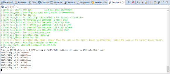 Serial connection to ESP32