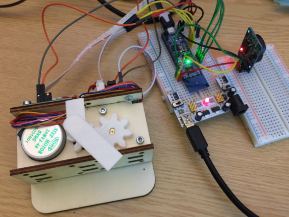 Stepper Clock Breadboard prototype