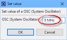 Enter Oscillator Value
