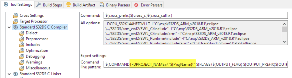 -D option in command line