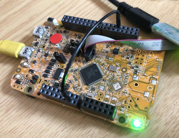 Running application with PTA4 pulled LOW