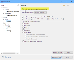 Eclipse Gems, Tips & Tricks: Code Folding | MCU on Eclipse