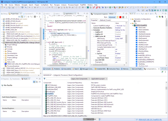 FreeRTOS V10.4.1 with SEGGER SystemView V3.12 | MCU on Eclipse
