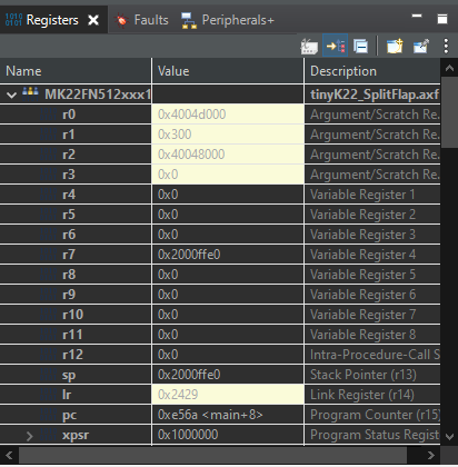 register change color dimmed