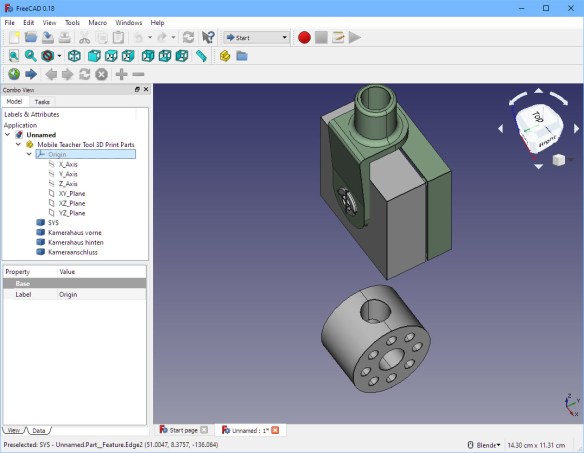 step file in FreeCAD