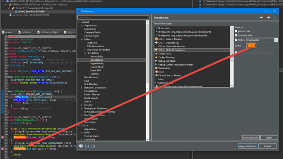 Tweaking MCUXpresso IDE Black Theme | MCU on Eclipse