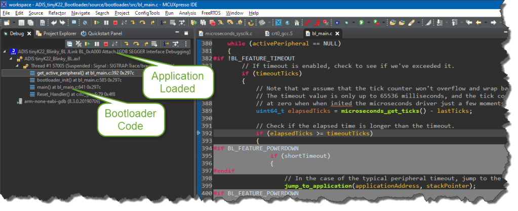 Debugging Bootloader and Application with one Debug Session | MCU on ...