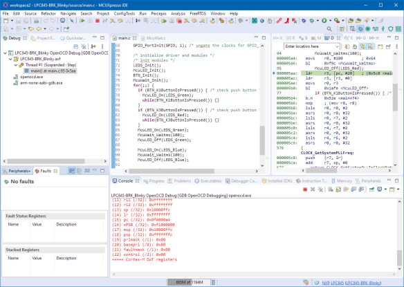 Debugging LPC845-BRK with OpenOCD