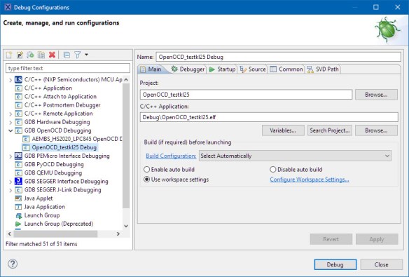 New Launch Configuration