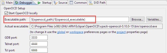 OpenOCD Executable