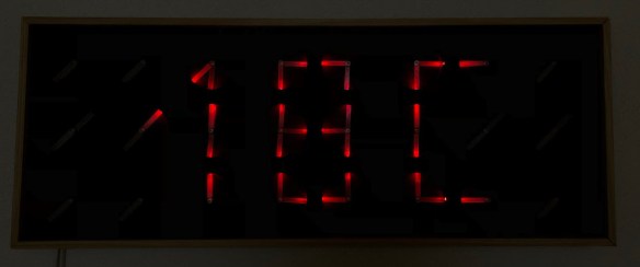 Temperature Display Glow in the Dark