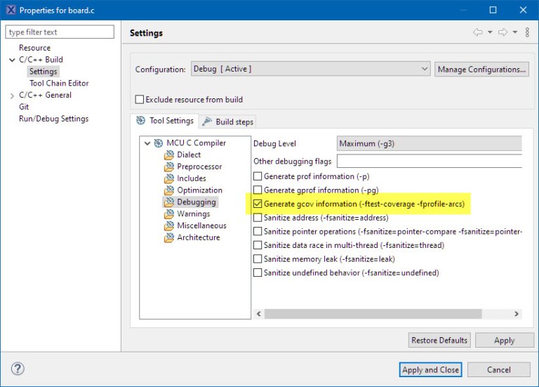 Tutorial: GNU Coverage with MCUXpresso IDE | MCU on Eclipse