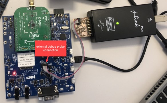 external-debug-probe-connection | MCU on Eclipse
