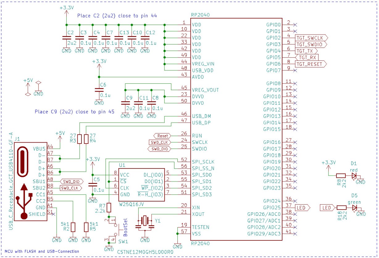 Open Source picoLink: Raspberry Pi RP2040 CMSIS-DAP Debug Probe | MCU ...