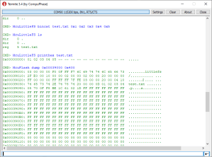 LittleFS File System with MCU Internal FLASH Memory | MCU on Eclipse