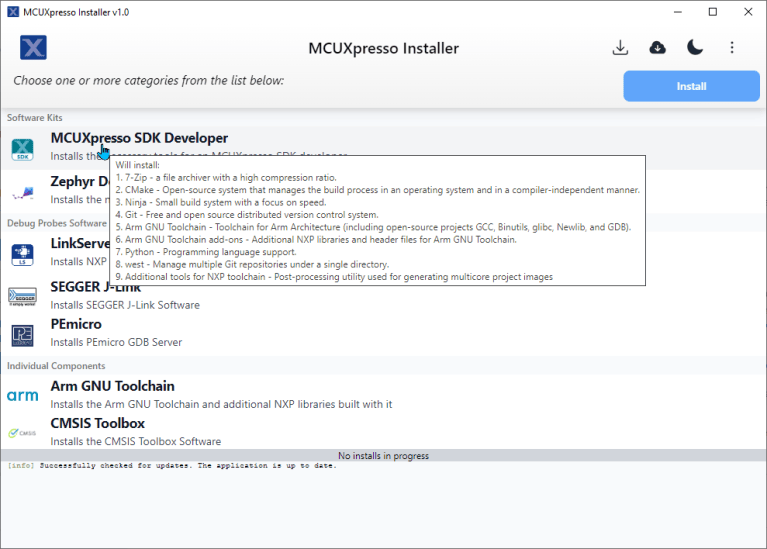 VS Code: MCUXpresso Installer | MCU on Eclipse