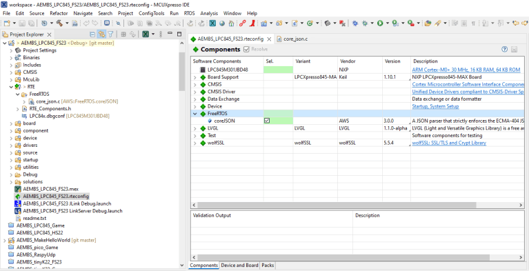 MCUXpresso IDE 11.8.0 | MCU on Eclipse