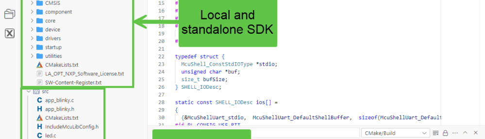 standalone SDK project structure