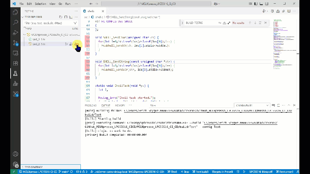 Testing with Coverage in VS Code