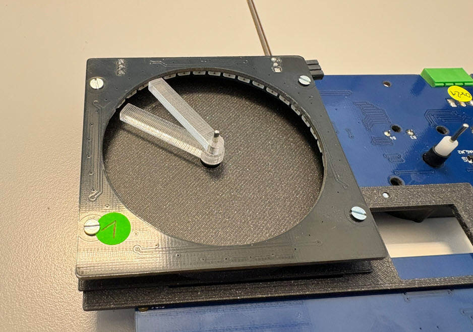 3D printed clock background plate