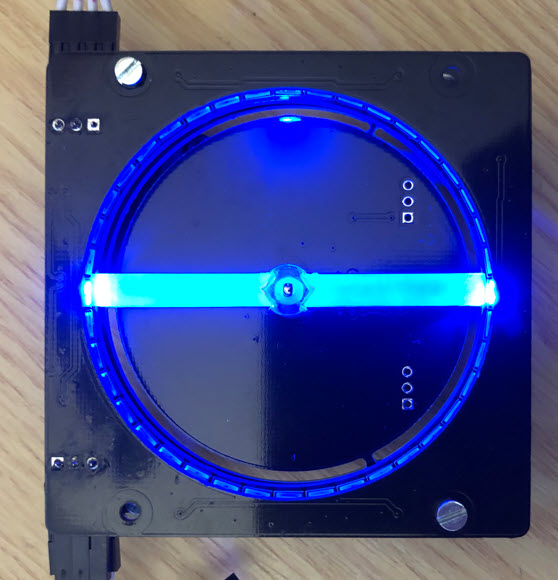 LED ring with 40 RGB LEDS (top side)