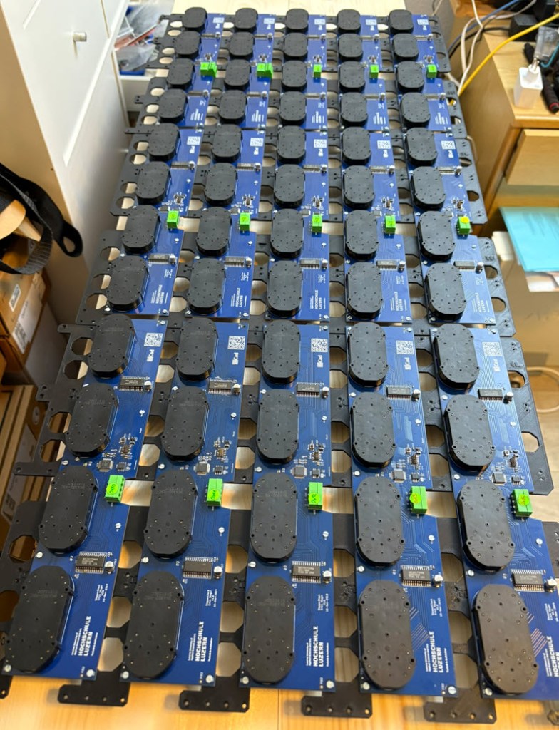 3D printed parts to connect the PCBs