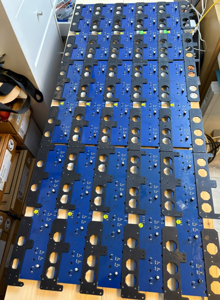 PCBs connected with 3D printed parts