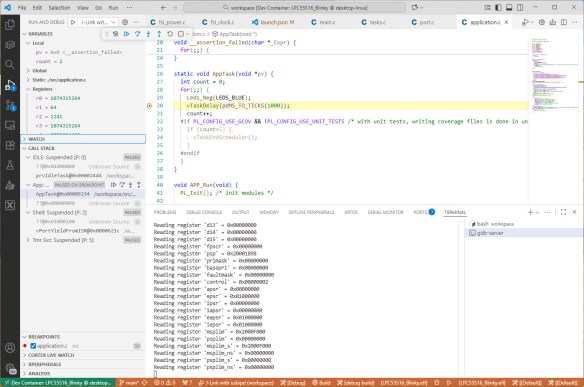 Debug Probe Bitmap Using Windows USB Devices and Debug Probes inside Docker Dev Container ...