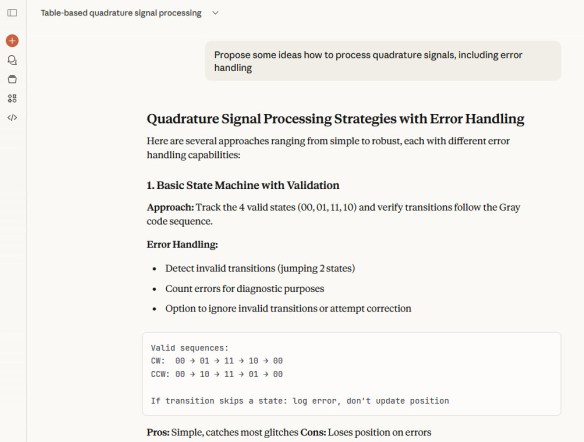 Example answer with Claude