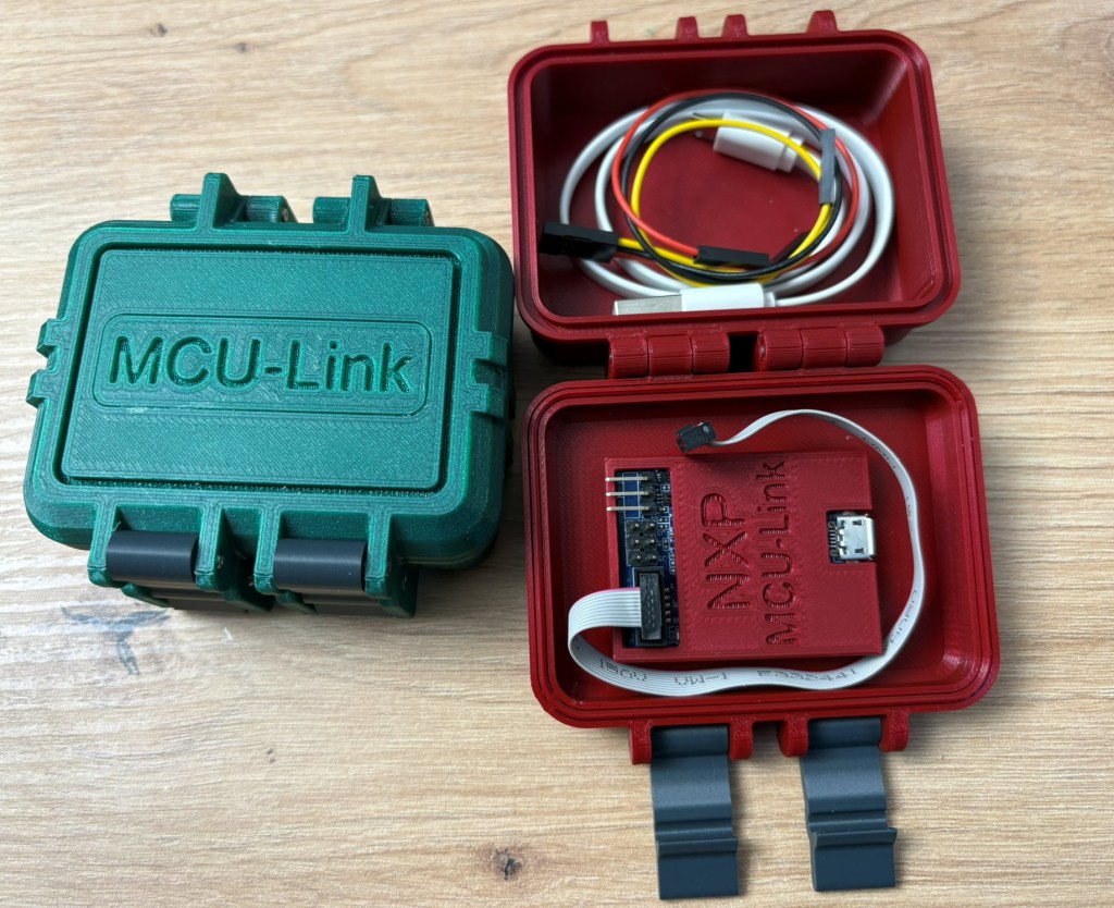 Rugged boxes and enclosure for NXP MCU-Link debug probes